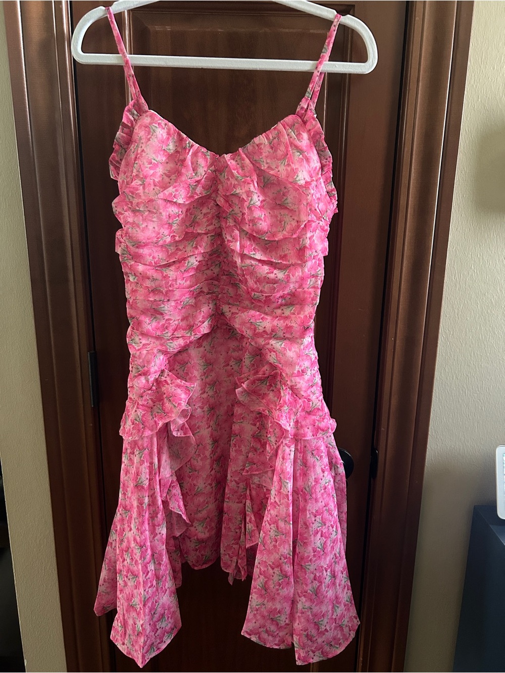 Fashion Nova Pink Chiffon Mini Dress-Size Small NWT💗🌸 - Picture 6 of 6